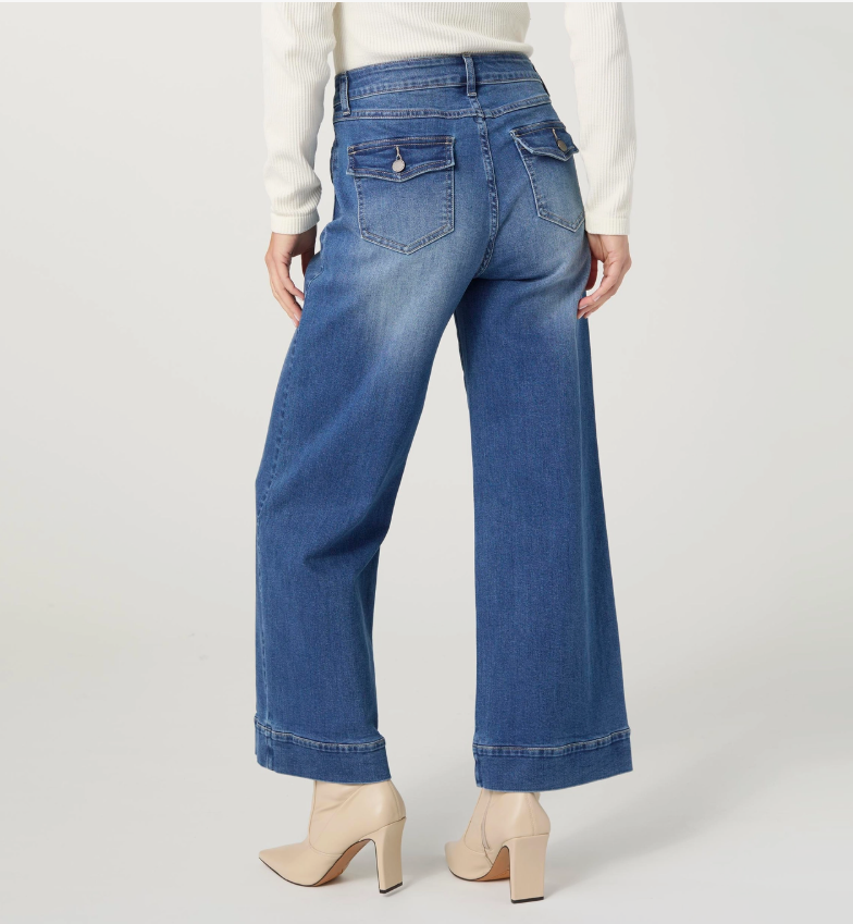 Bambu Soft Wide Ankle with Patch Pockets 2639504A