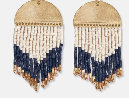 Claudia Curved Pattern Earring CBER1400