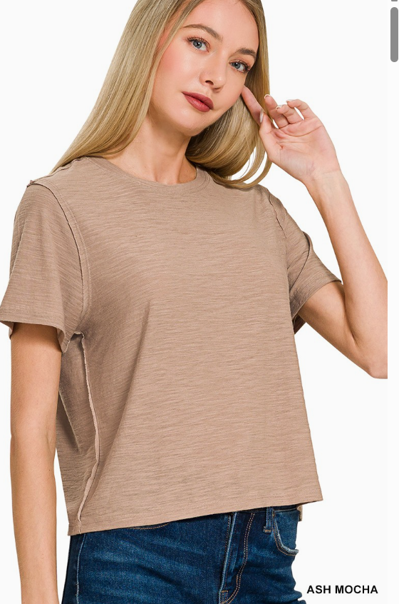Slub Short Sleeve Tee Z1B-CST-3537Y
