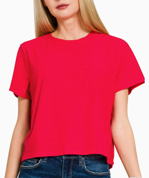 Slub Short Sleeve Tee Z1B-CST-3537Y