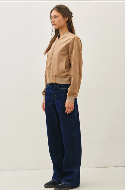 Classic Faux Suede Jacket 31618
