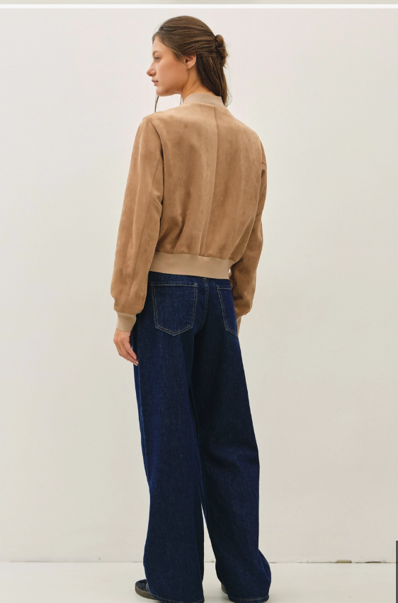 Classic Faux Suede Jacket 31618