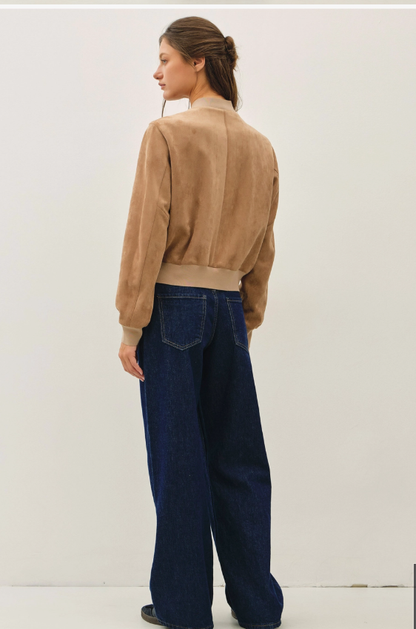 Classic Faux Suede Jacket 31618