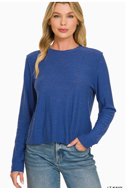 Soft Slub Long Sleeve Tee  CST-3625Y