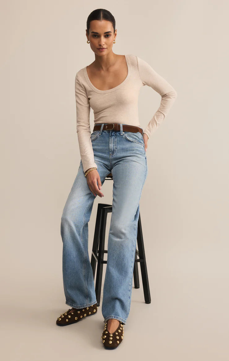 Second Skin Scoop Neck Top ZT253210