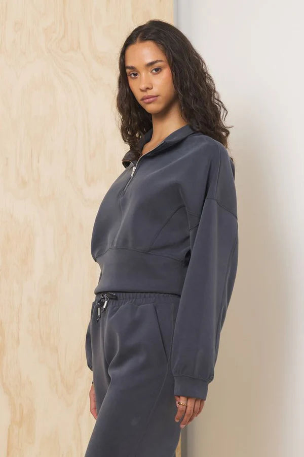 Luxe Cloud Quarter Zip B13565