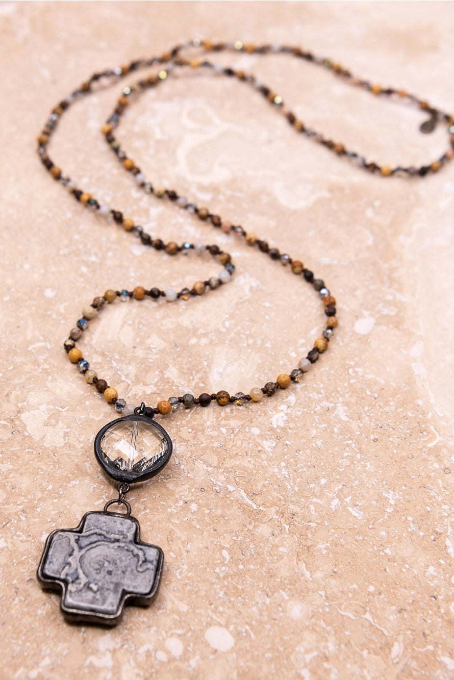 Mccall Necklace in Gray 58722