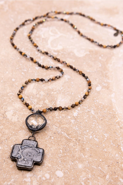 Mccall Necklace in Gray 58722