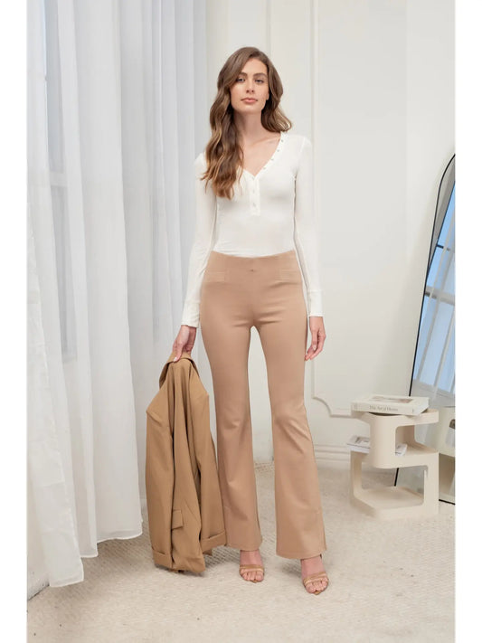 High Waist Straight Leg Pants TW1505