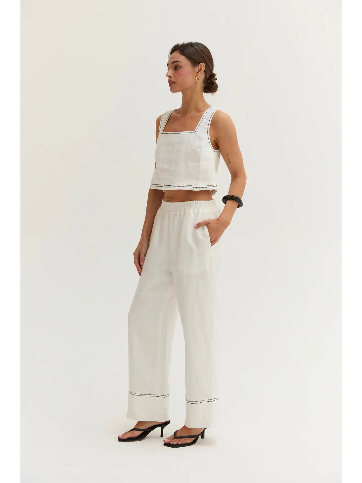 Top & Pants Linen Set CX9781
