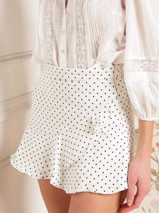 A Printed Woven Skort IP8849