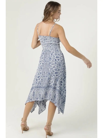 V Neck Maxi Dress C4921