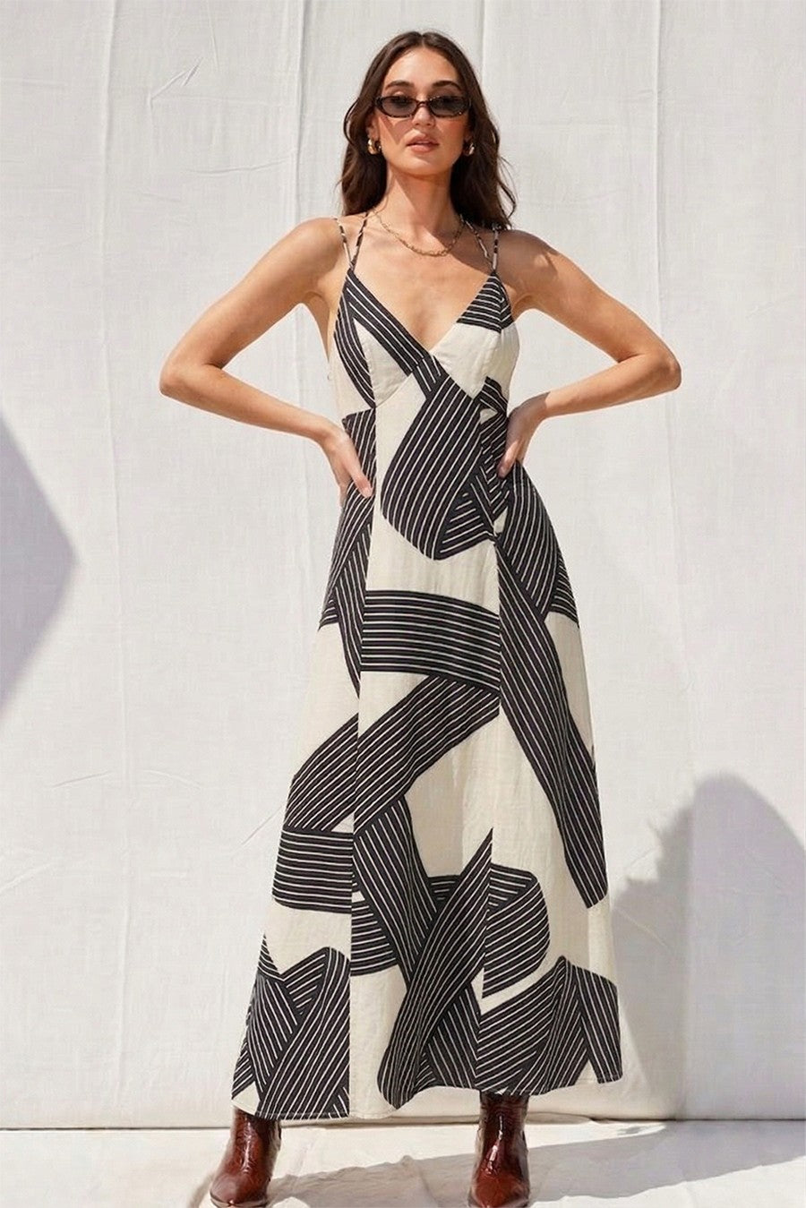 Open Back Maxi Dress IM9264