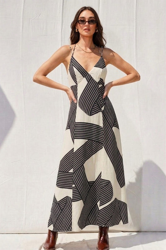 Open Back Maxi Dress IM9264