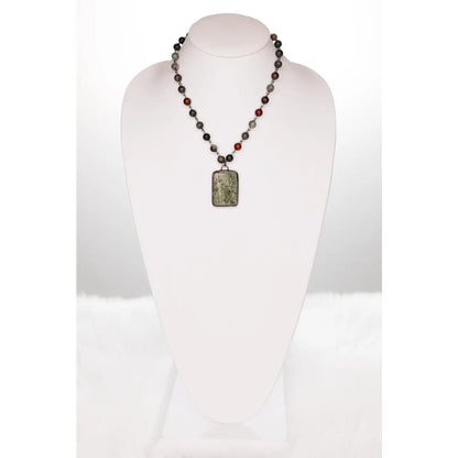 Suzanne Necklace in Jasper 48760