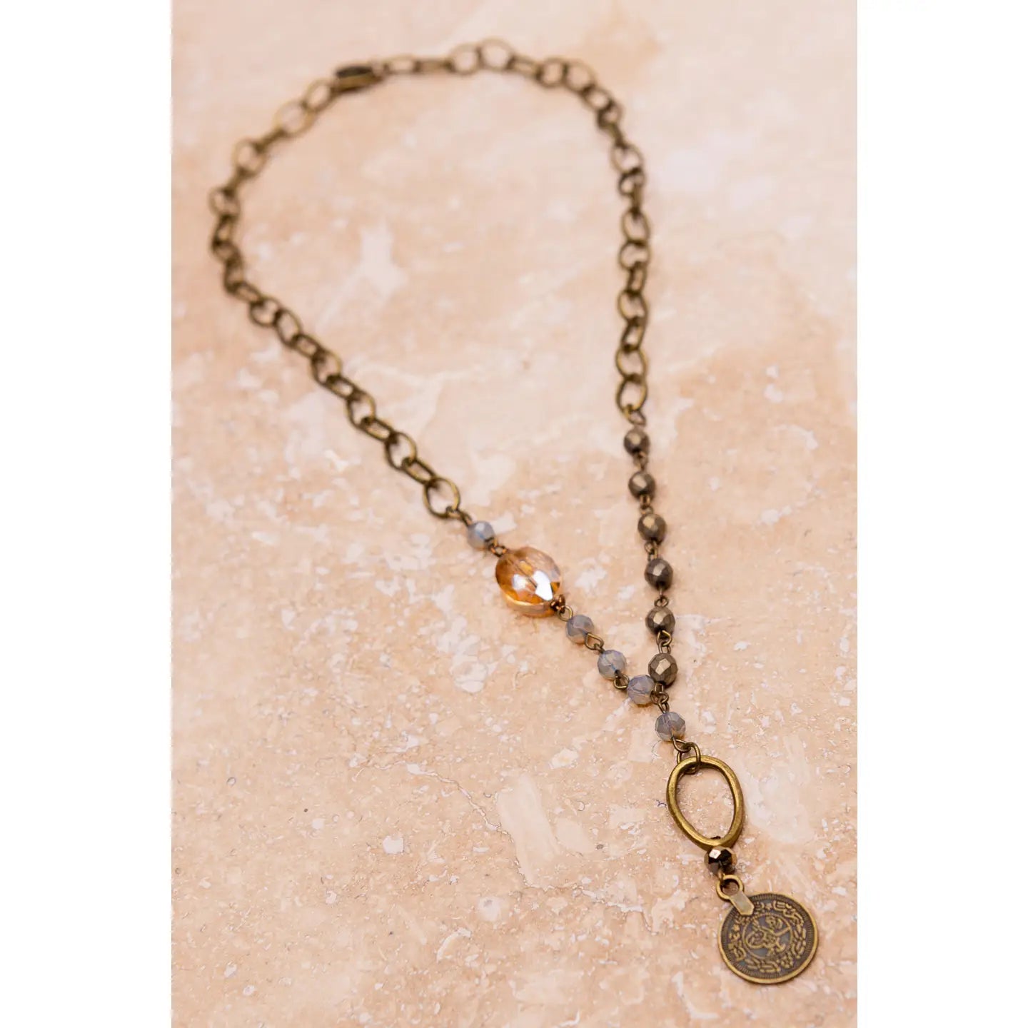 Molly Short Coin Necklace 54111