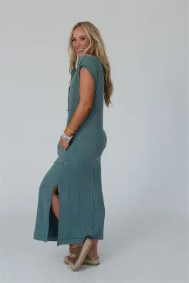 Madeline Textured Maxi Dress MD1023