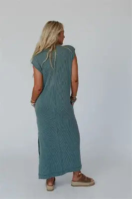 Madeline Textured Maxi Dress MD1023