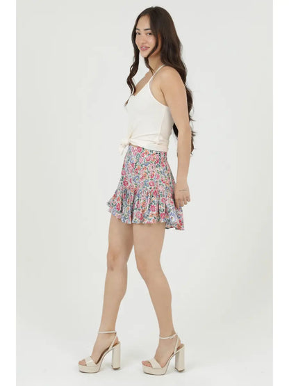 Floral Print Skort 25S57