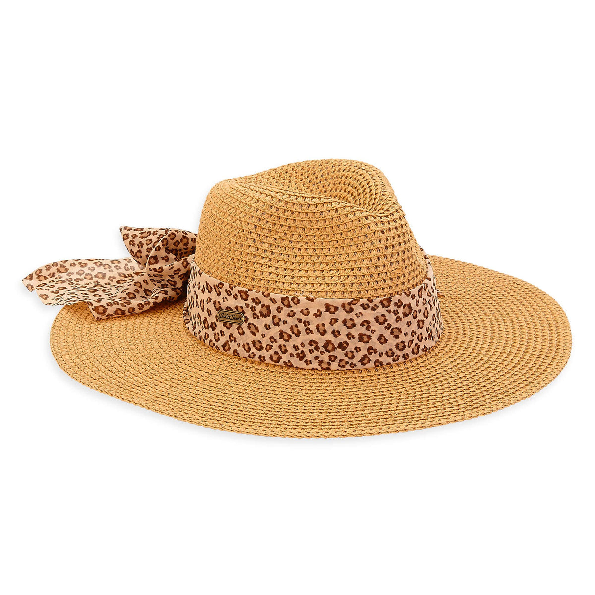 Tan Paper Straw Safari Hat