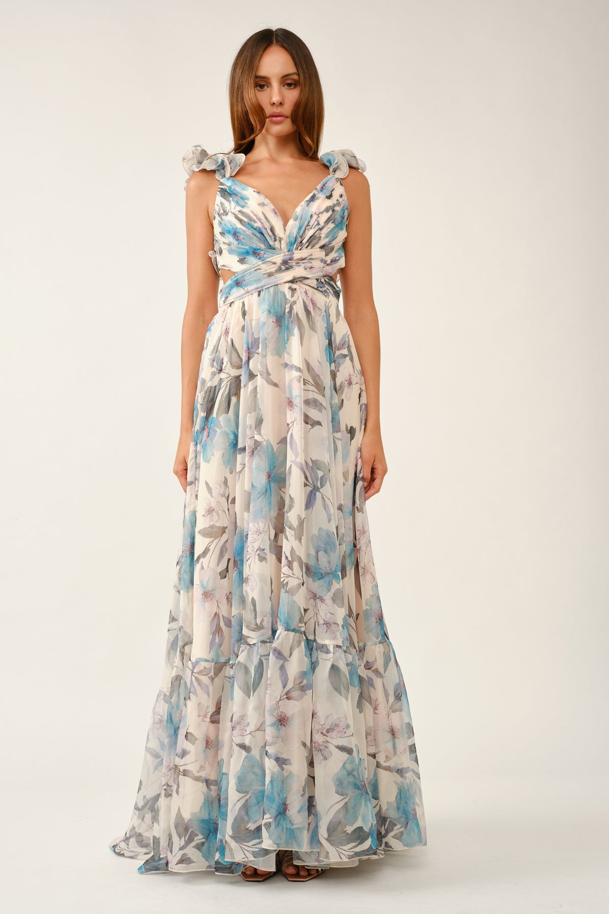 Chiffon Maxi Gown IDA16072
