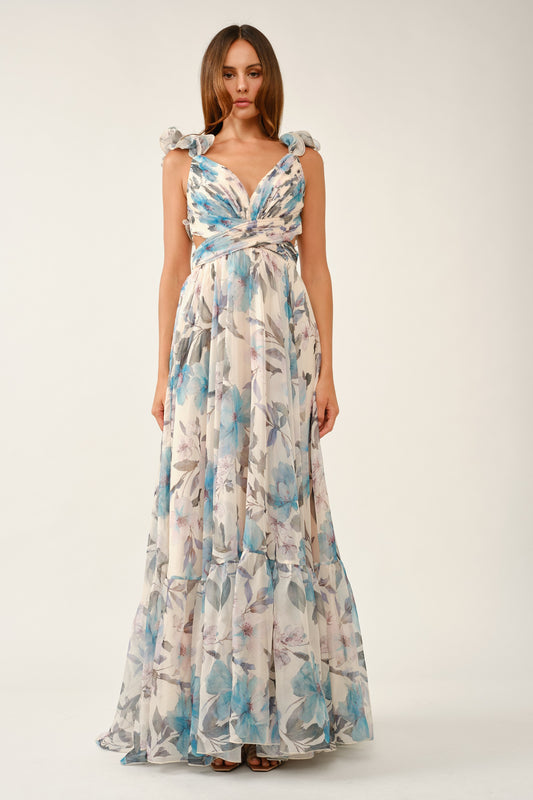 Chiffon Maxi Gown IDA16072