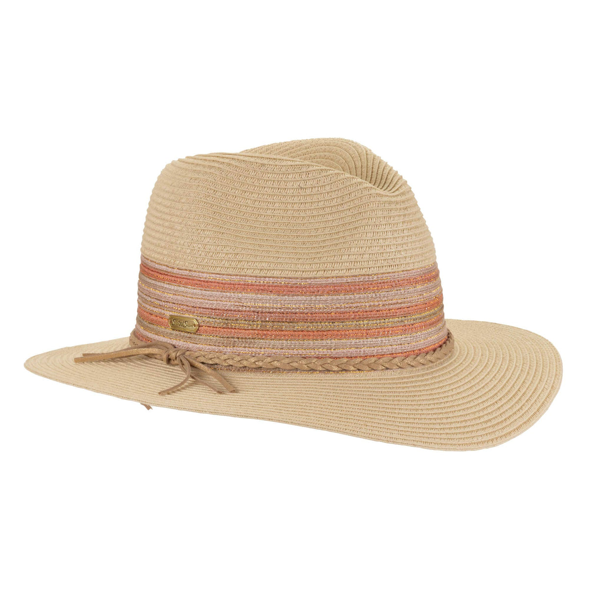 Natural Braided Fedora