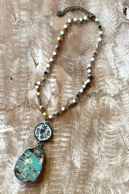 Samantha Necklace Amazonite 278-66217-N