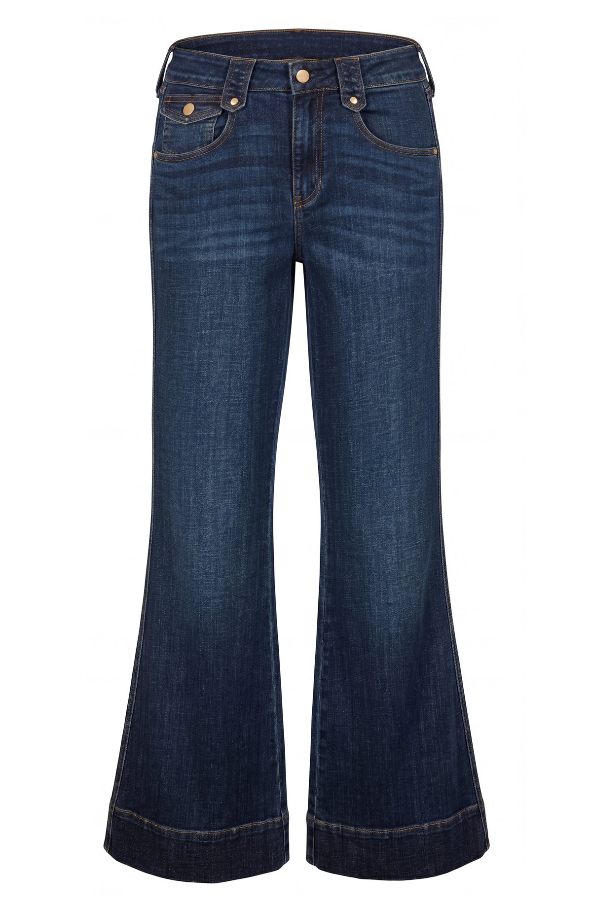 Hannah Outlaw Flare Jean - Duskwood Blue
