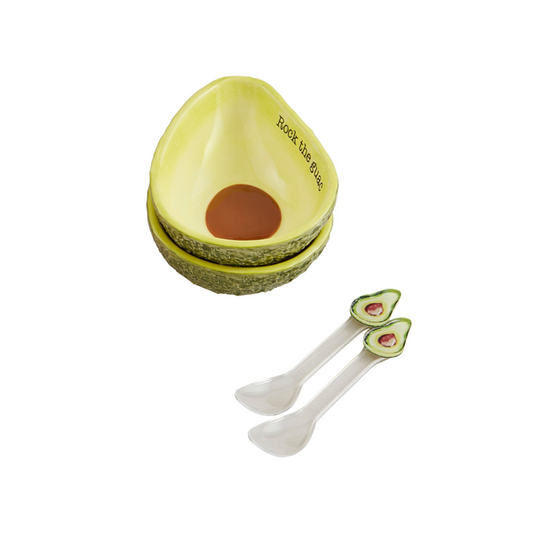 Avocado Fiesta Tidbit Plate Set 41230041A